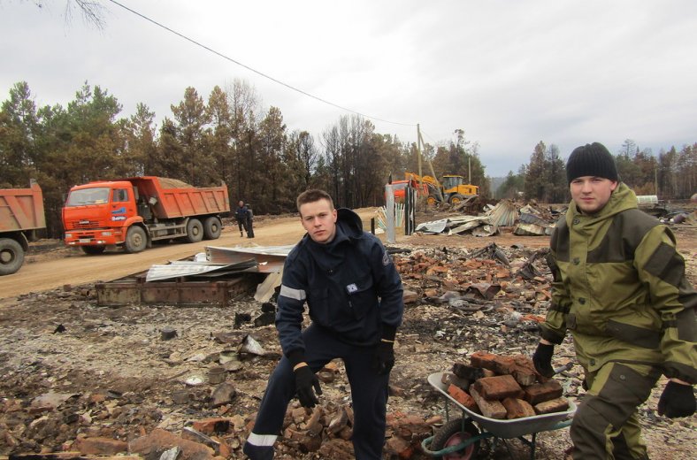 Улан-Удэ пожар волонтеры