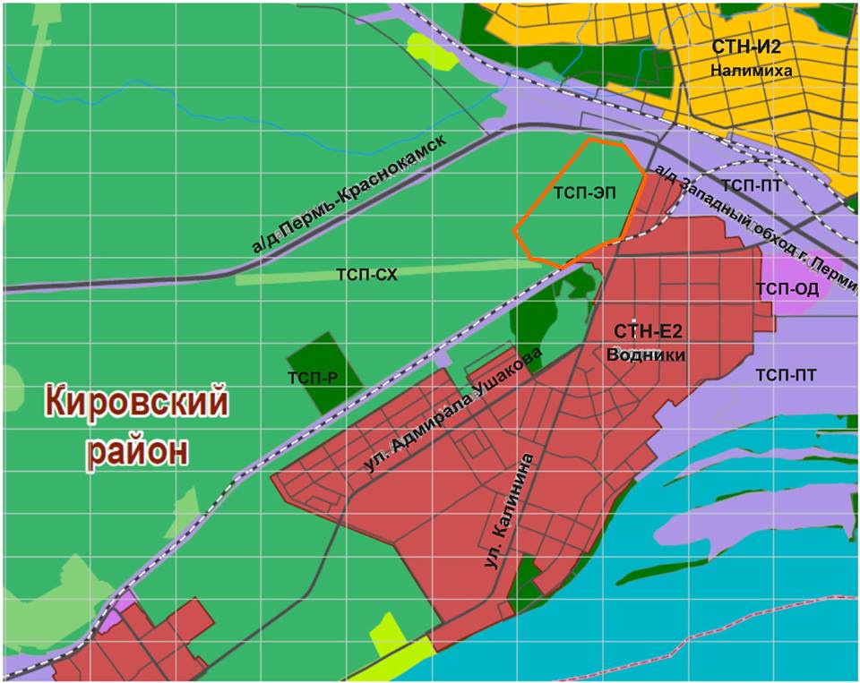 Карта кировского района